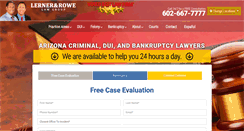 Desktop Screenshot of lernerandrowelawgroup.com