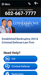 Mobile Screenshot of lernerandrowelawgroup.com